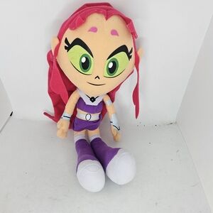2018 Teen Titans Go! Starfire 16" Plush Toy Doll DC Comic Cartoon Network Used. 
